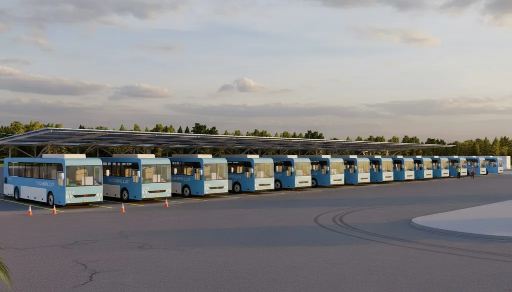 Chuini Electrical Bus Station — infrastructure development at Chuini, Zanzibar