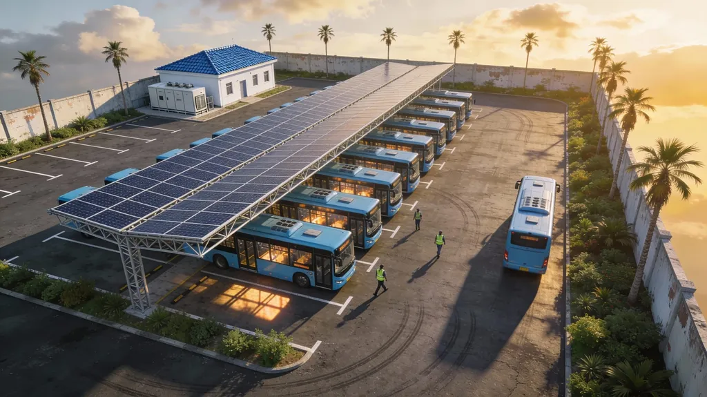 Chuini Electrical Bus Station — infrastructure development at Chuini, Zanzibar